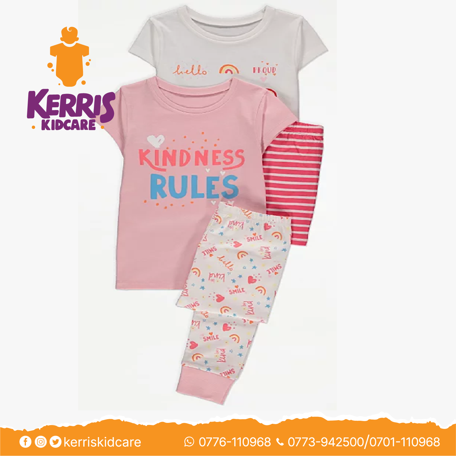 Printed Short Sleeve Pyjamas